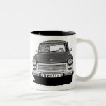 Trabant Car Front, Black and White,  Berlin Coffee Mugs