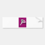 track and field athlete jumping hurdles bumper stickers