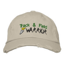 Track and Field Embroidered Hat embroidered hats