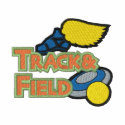 Track and Field Logo embroidered shirts