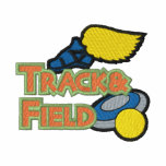 Track and Field Logo embroidered shirts