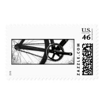 Track Bicycle Drive Train Postage Stamps