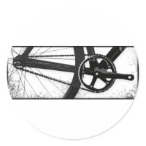 Track Bicycle Drive Train Sticker