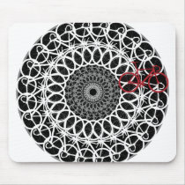 Track Bicycle Mandala Mousepads
