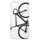 Track Bike - black on white iPhone 5 Covers