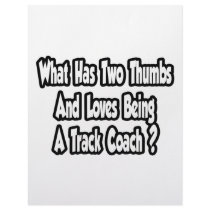 Track Coach Joke...Two Thumbs Custom Letterhead