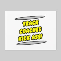 Track Coaches Kick Ass! Post Cards