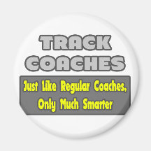 Track Coaches...Smarter Refrigerator Magnets