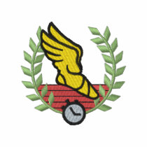 Track Crest embroidered shirts by ZazzleEmbroidery Track Crest embroidered shirts