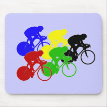 Track Cycling Bicycle Race Bike Riders   Mousepads