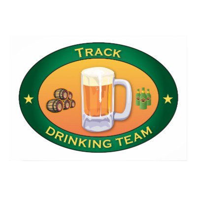 Track Drinking Team Poster by busybrain