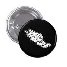 Track Logo Button Black