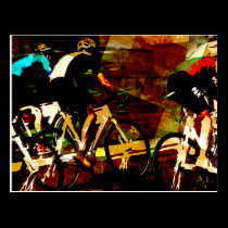 Track Racing postcards