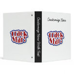 Track Star Tshirts and Gifts 3 Ring Binder