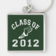 Track White Key Chains