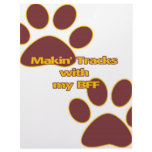 Trackin BFF Letterhead Design