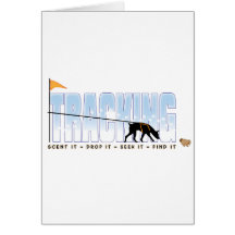 Tracking, Doberman Greeting Cards