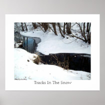 Tracks In The Snow Print