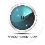 TRACKTHEHUNT.COM - Silver Radar & Deer Tracks stickers