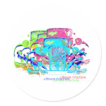 traction avant stickers by minjean traction avant stickers