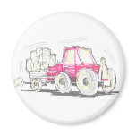 Tractor and Trailer Magnet