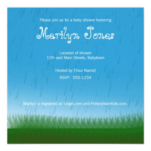 Tractor Baby Shower Invitation: Red Tractor
