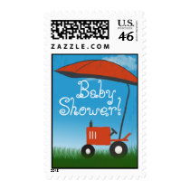 Tractor Baby Shower Postage