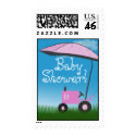Tractor Baby Shower Postage stamp