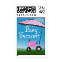 Tractor Baby Shower Postage