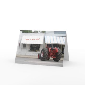 Tractor Birthday Card card