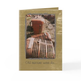 Farmall Tractor Birthday Card