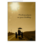 Tractor Birthday Card: Thinking of You