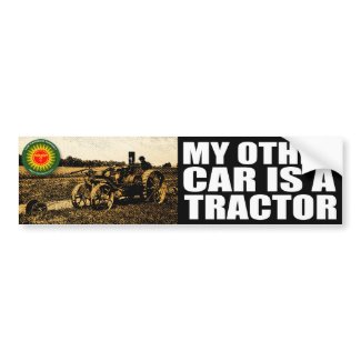 tractor bumpersticker