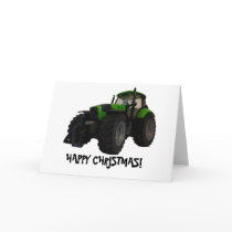 Tractor christmas card