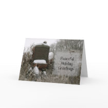 Tractor Christmas Card: Peaceful