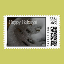 Tractor Christmas Stamp: Old Seat, Happy Holidays by jplamer Tractor Christmas Stamp: Old Seat, Happy Holidays