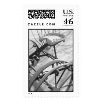 Tractor Christmas Stamp