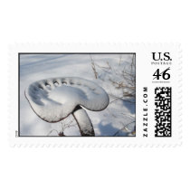 Tractor Christmas Stamp