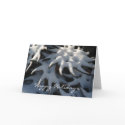 Tractor Cultivator Snow Art Christmas Card