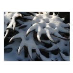 Tractor Cultivator Wheel Christmas Postcard