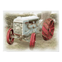 Tractor Digital Poster posters