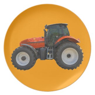 tractor dinner plates