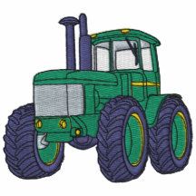 Tractor Embroidered Shirt