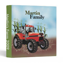 Tractor Farm Farming Country Family Photo Vinyl Binders