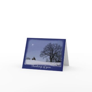 Tractor Farm Scene Notecard card