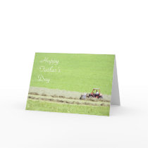 Tractor father's day card