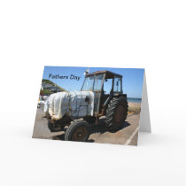 Tractor Fathers Day Card