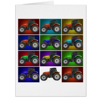 tractor greeting cards