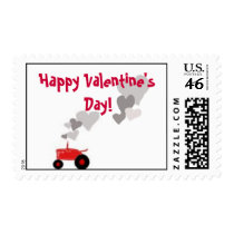 Tractor Heart: Happy Valentine's Day! Postage