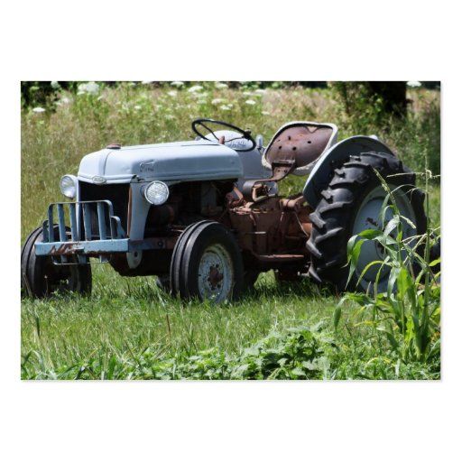 Tractor in a Field Business Card (front side)